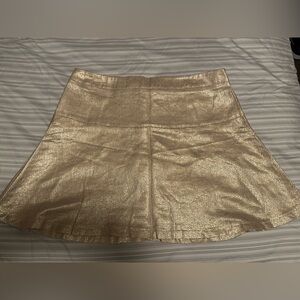 NYC Golden shine skirt
